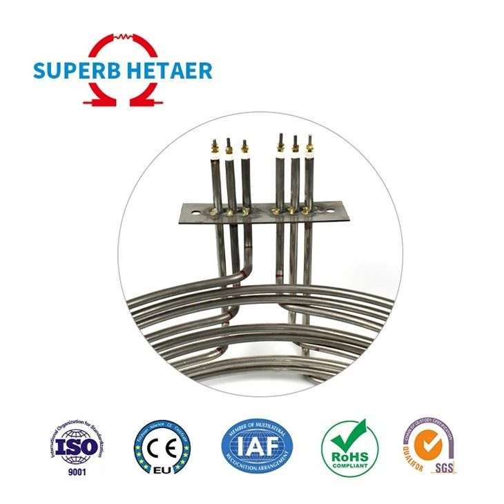 Electric 80W 180W 240W Formed Tubular Heater